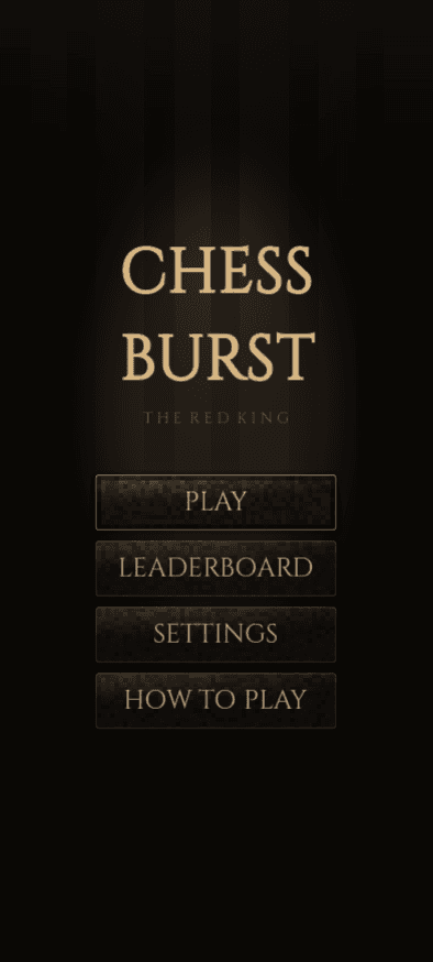 Chess Burst title screen